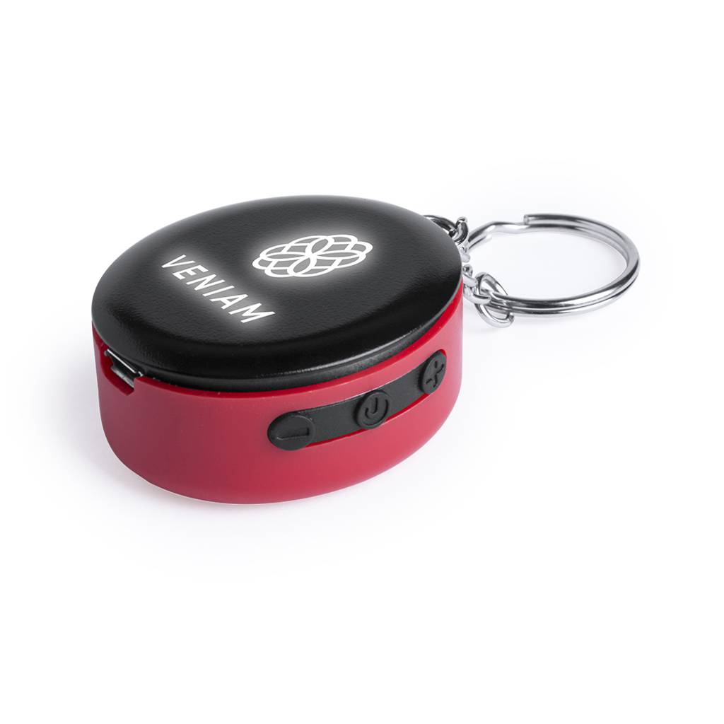 Bluetooth Keychain Speaker with LED Light - Bramham
