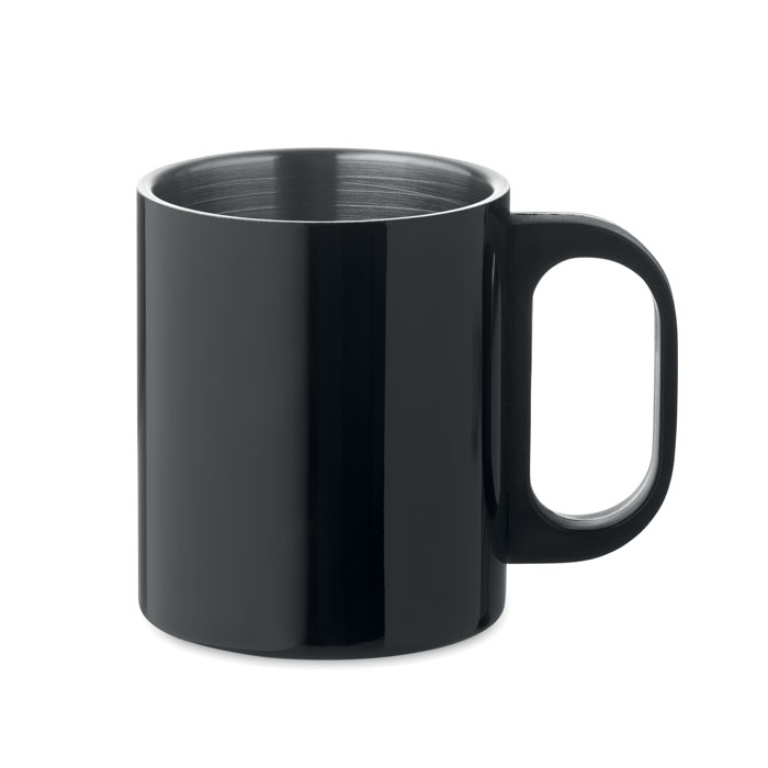 Double Wall Stainless Steel Mug with PP Handle - Glenelg