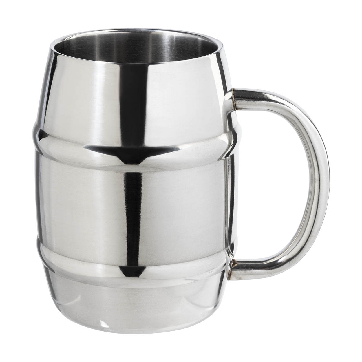 Julep Cocktailbecher aus Edelstahl mit Henkel, 450 ml, mit Logo bedrucken mit Logo