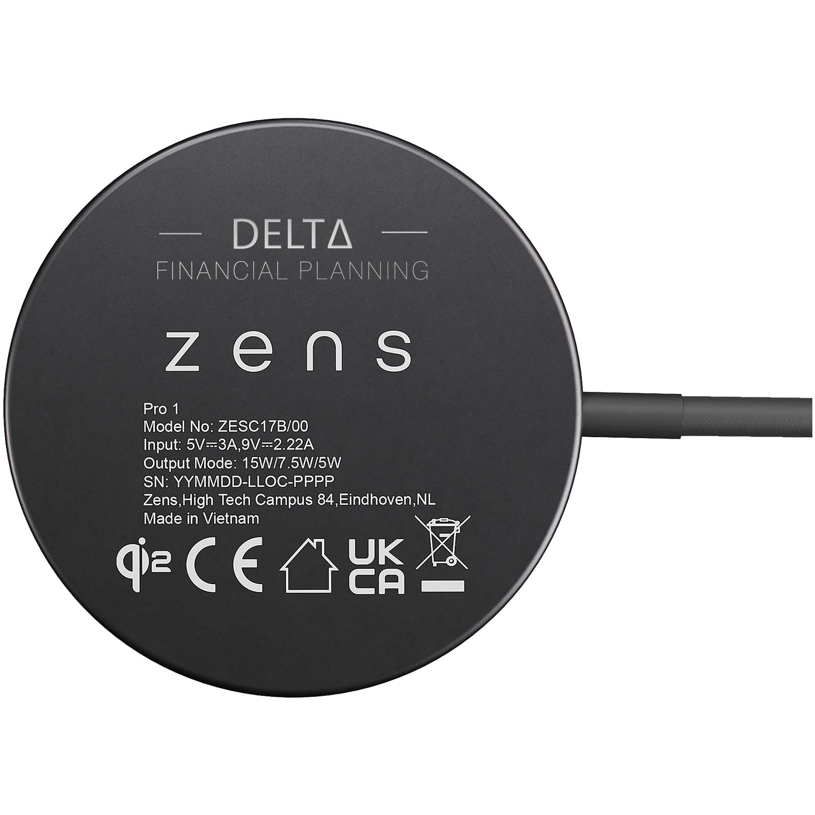 MagneticCharge 15W - Harby printed with logo