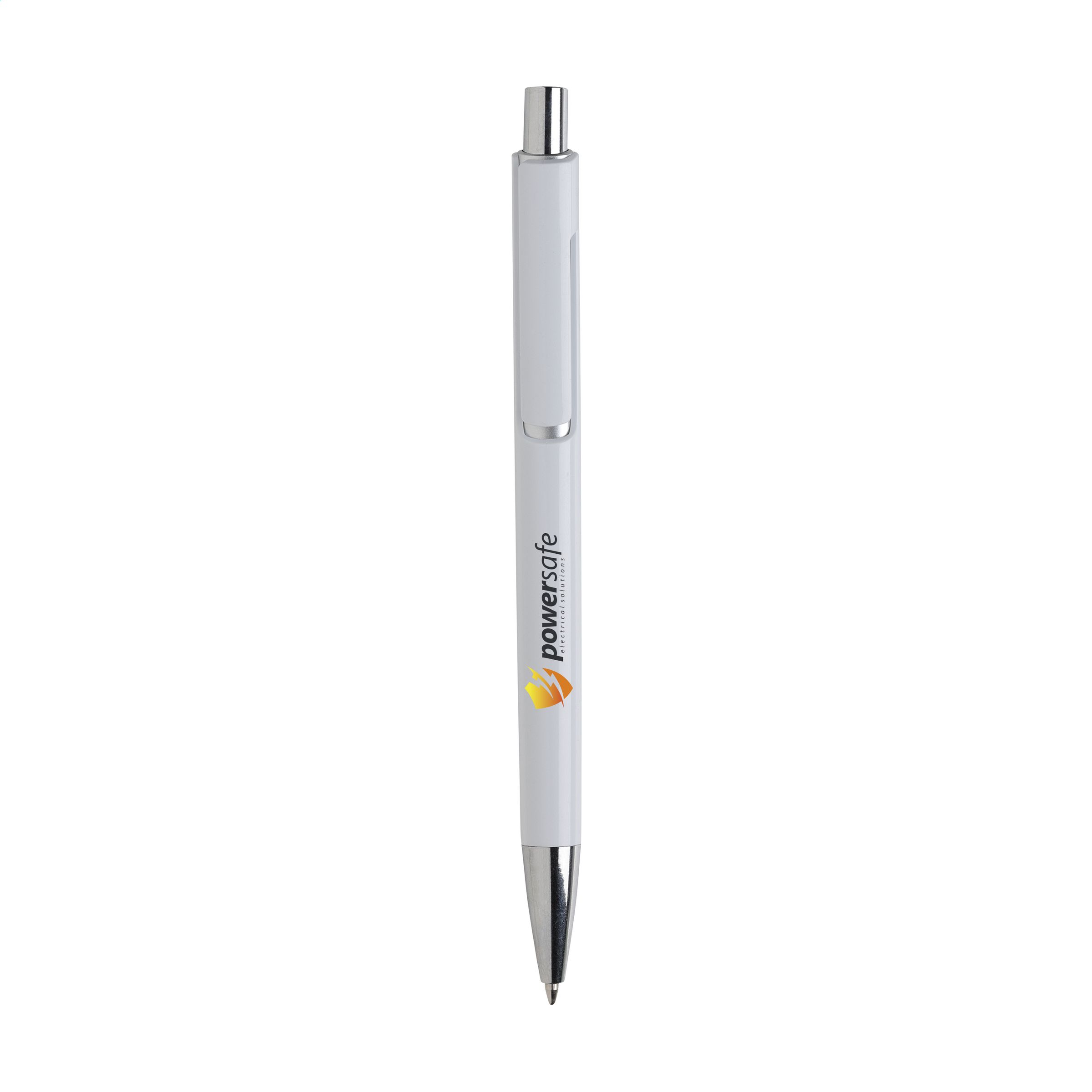 A shimmering, silver barrel ballpoint pen with a buoyancy feature from Waddington. - Welwyn Garden City