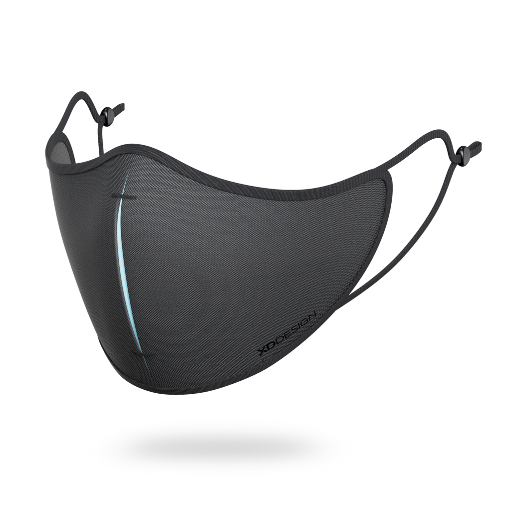 XD DESIGN Dreischichtige Gesichtsmaske mit Hyproof Nanofaserfilter - Pleystein