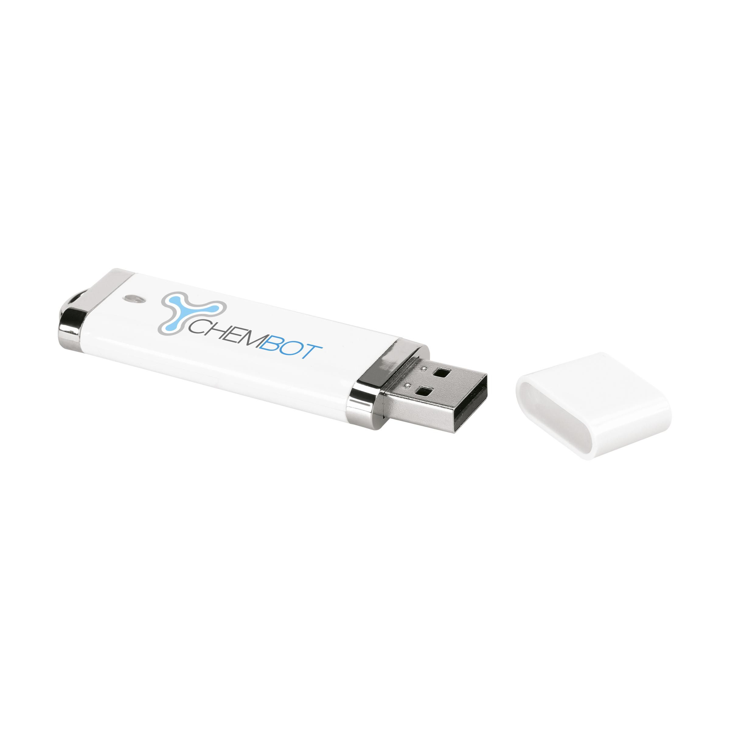 A USB stick (2.0) designed to safely and conveniently store and transport files. Thanks to the practical 'Plug-and-Play' system, it's ready for immediate use. Compatible with Windows, Mac, and Linux. Each piece is individually packed in a standard cardboard box. The price includes a one-colour imprint on one side of the product. Available in any PMS colour from a minimum order quantity of 100 pieces - Little Snoring - Thanington
