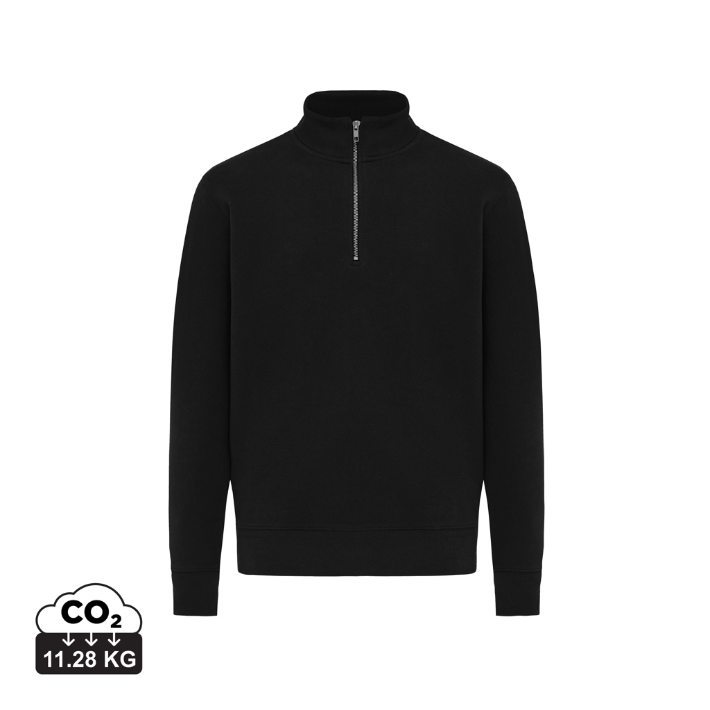 EcoFusion Recycled Cotton Zip Sweater - East Budleigh