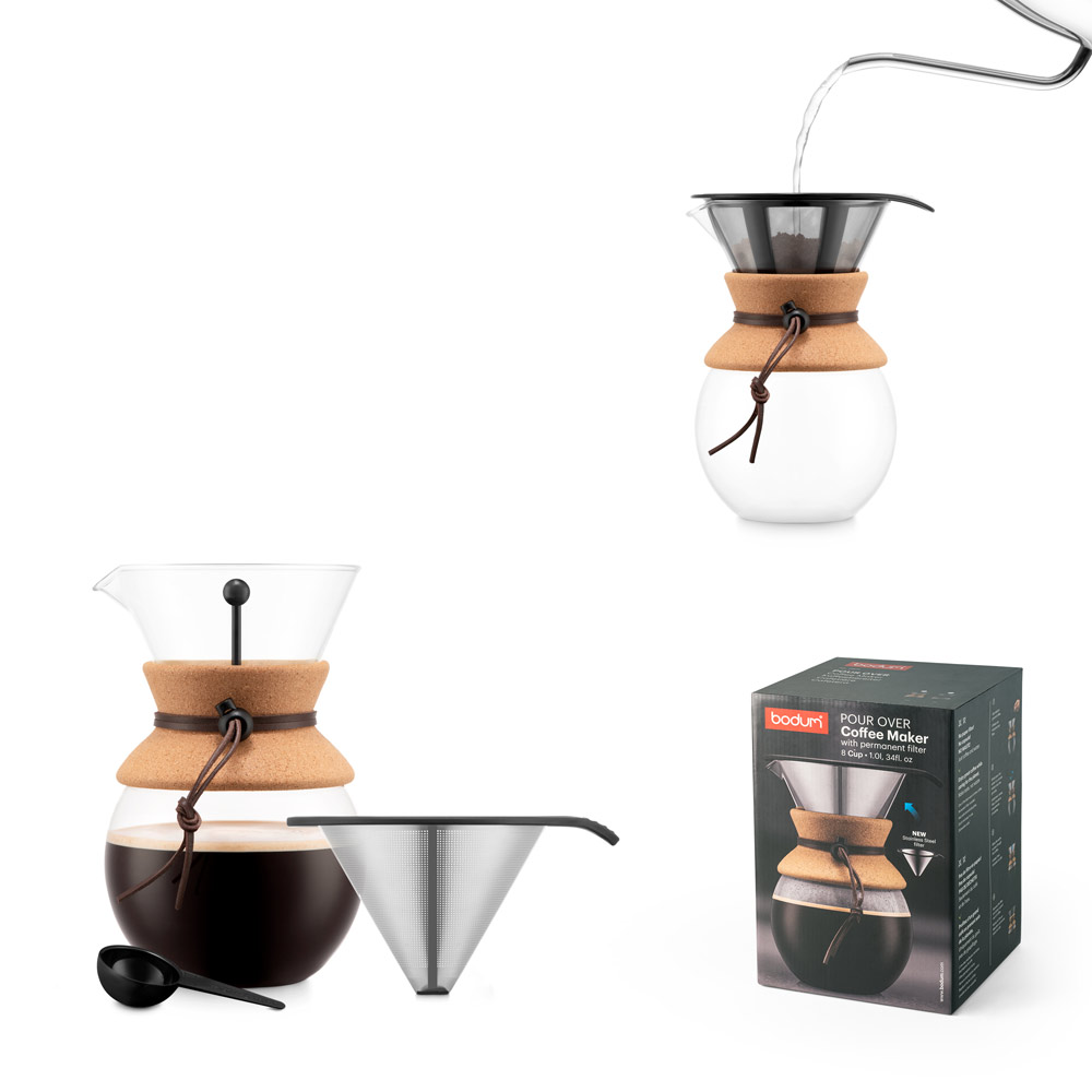 Innovative Coffee Maker with Borosilicate Glass Filter 1000ml - Westbury