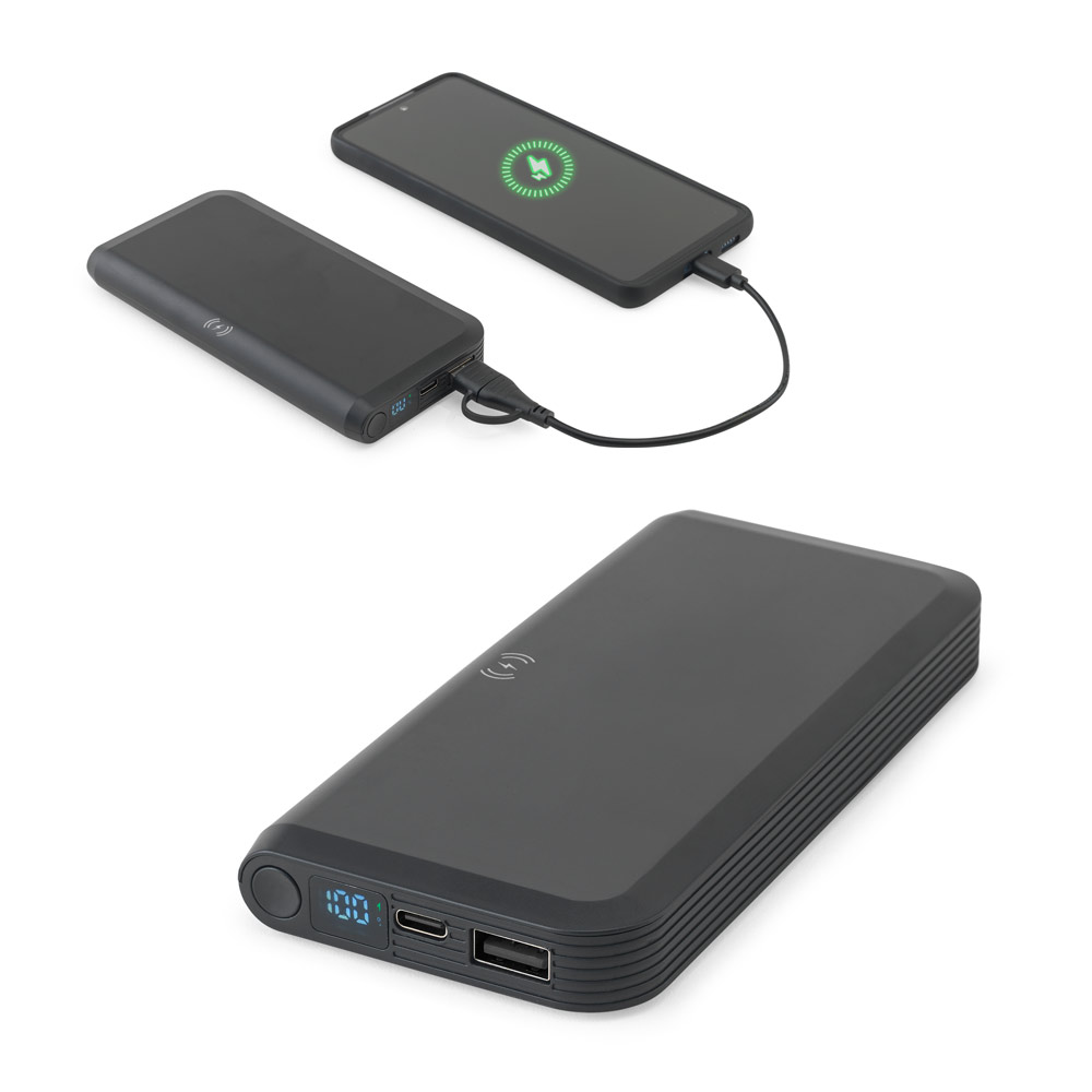 EcoCharge Ultra: High-Capacity 10,000 mAh Power Bank with Fast Wireless Charging - Old Meldrum