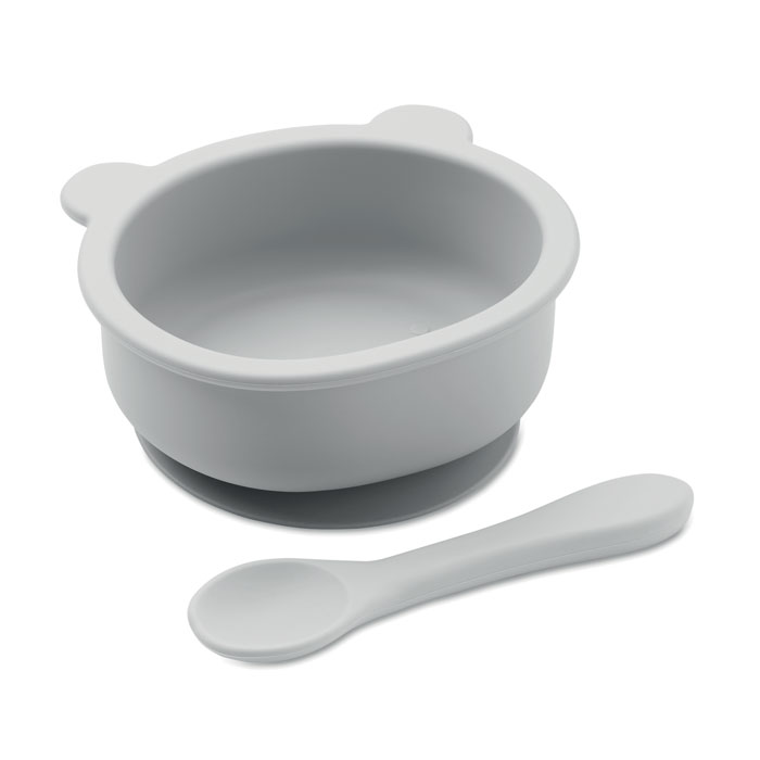 Silicone Spoon and Baby Bowl Set - Upper Broughton