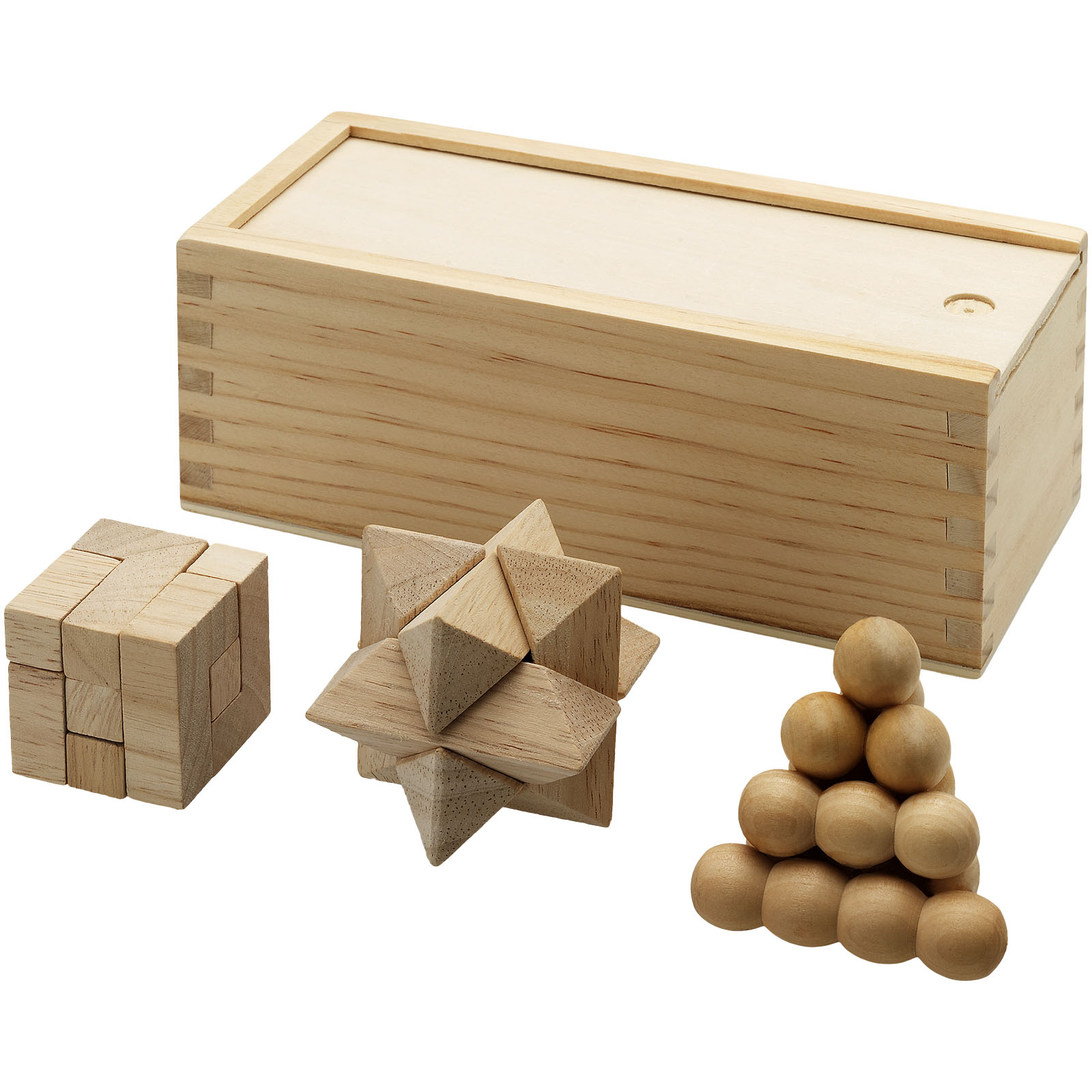 3 in 1 Wooden Puzzle Set - Queenborough