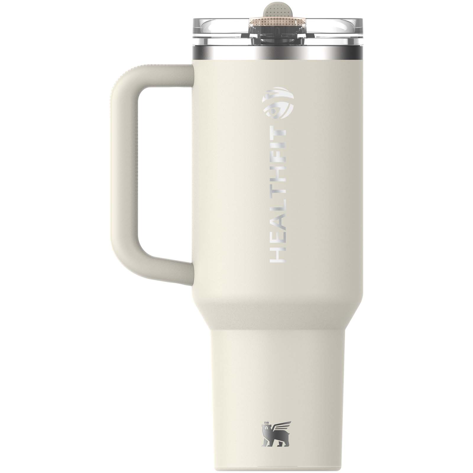 Stanley Quencher® ProTour 1180 ml insulated tumbler with logo, flip straw, recycled stainless steel printed with logo