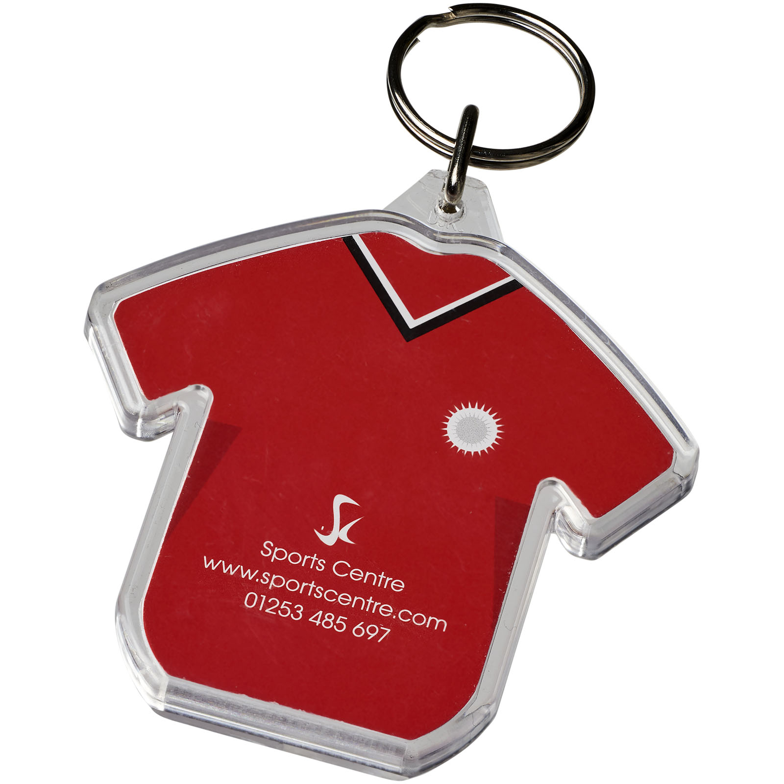 Clear Keychain in the Shape of a T-Shirt - Atherfield - Childswickham