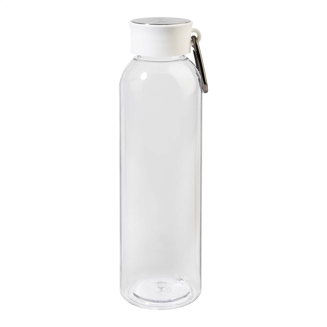 Pembus 600 ml RPET drinking bottle with aluminium carabiner and logo