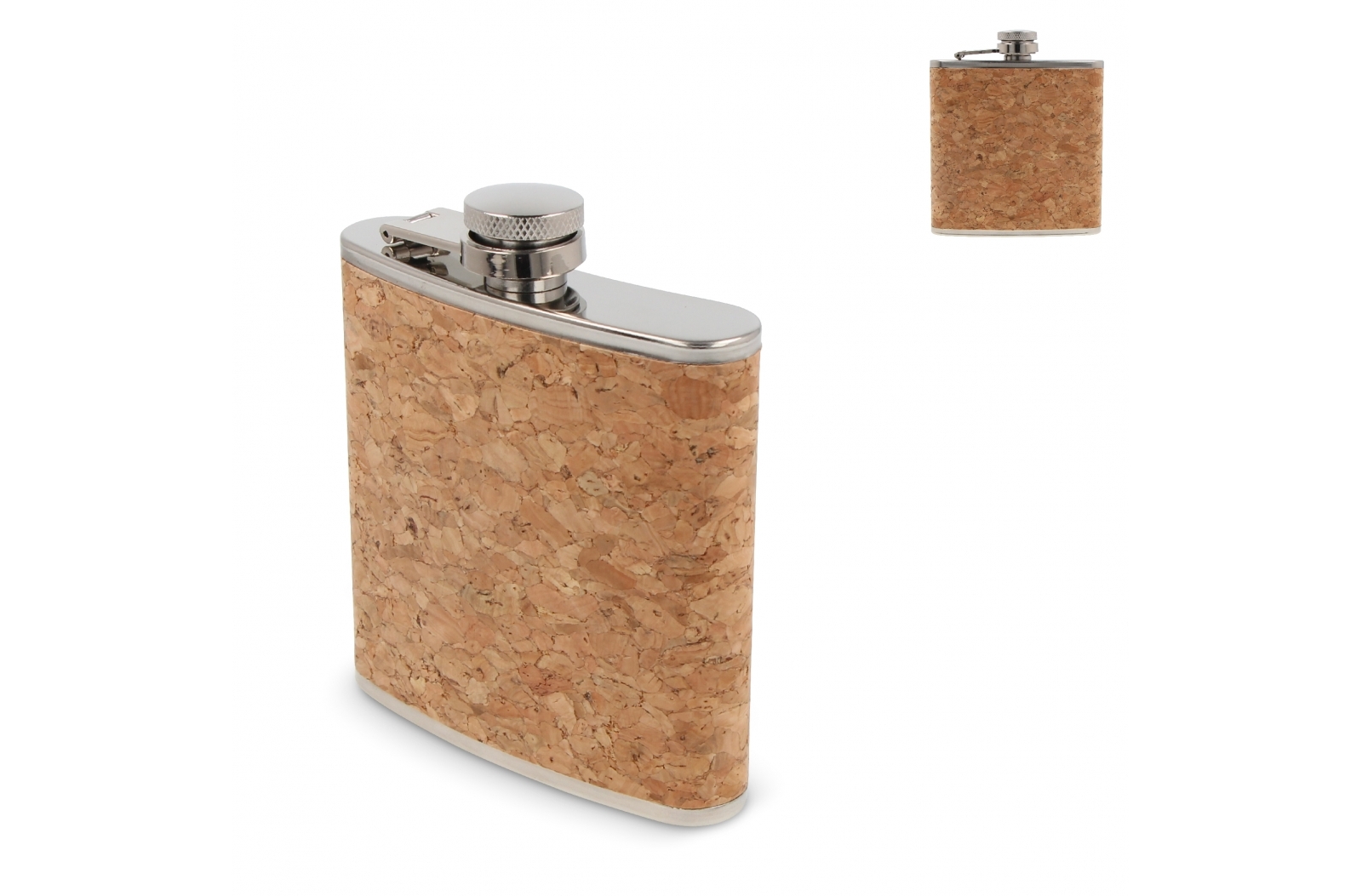170ml Hip-flask with a cork - Stockton-on-Tees