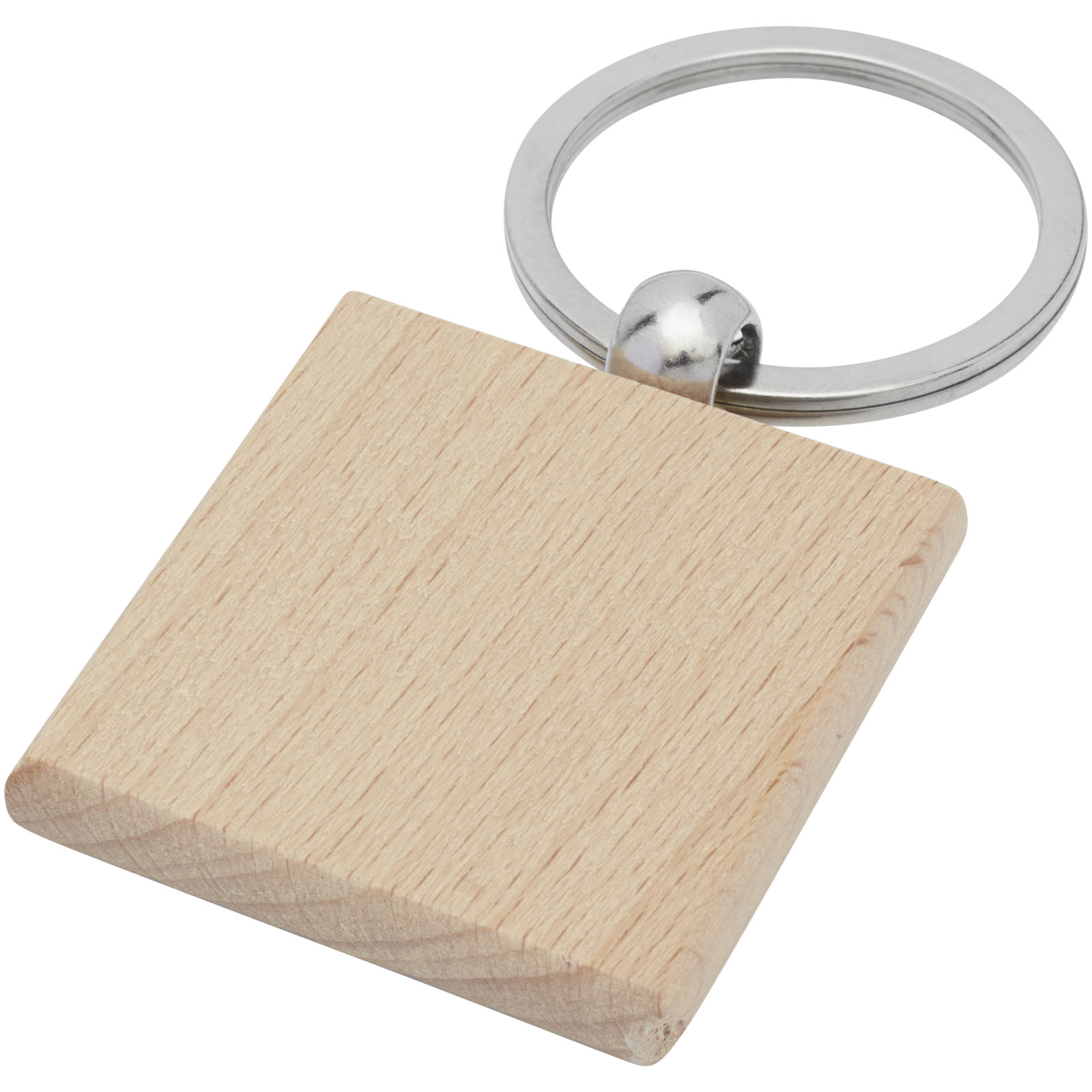 Wooden Square Keychain - Sarratt - Gatwick