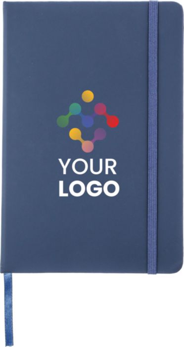 A5 Grid Notebook with Elastic Closure and Ribbon Marker - Althorp