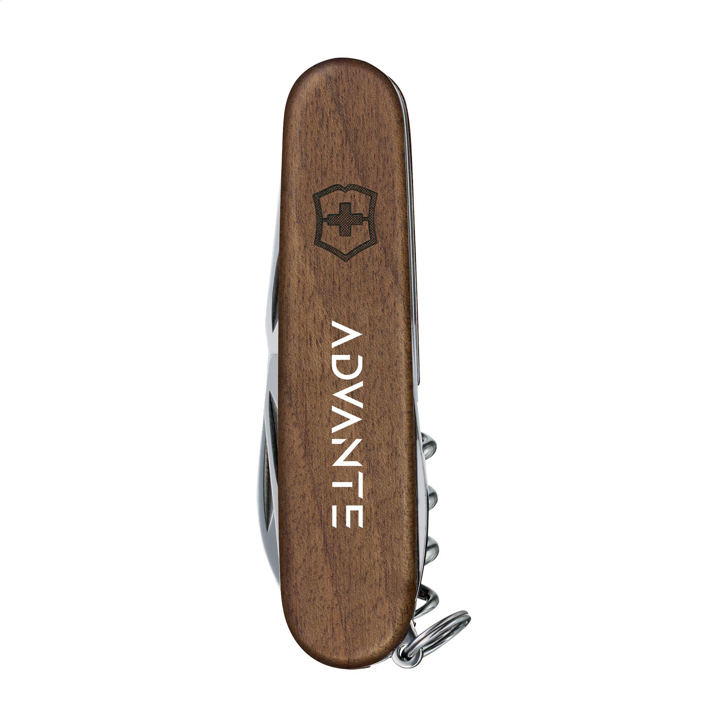 Swiss EcoCraft Wood Knife - Cleethorpes printed with logo