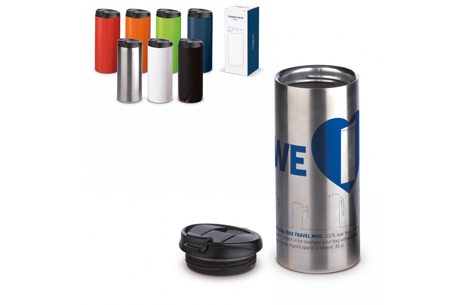 Double Walled Leak-Proof Insulated Mug (350ml) - Rowley Regis