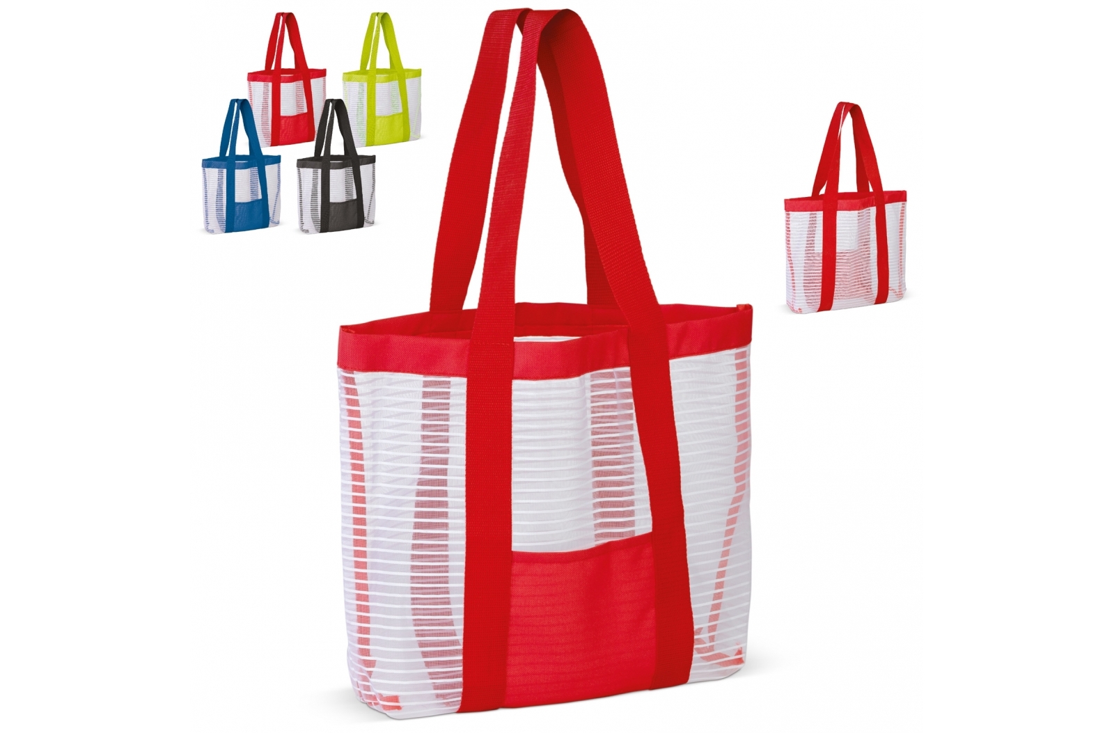 Multicolour Mesh Beach Bag - Batley