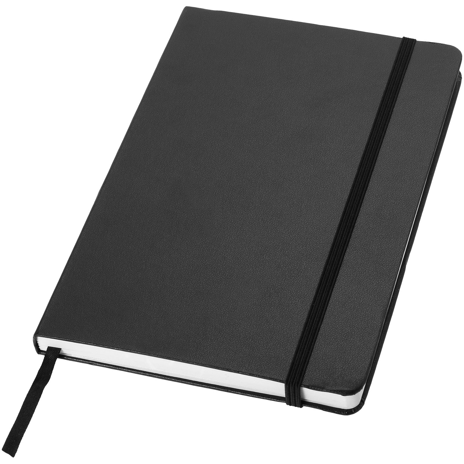 Classic Hard Cover Notebook with Elastic Closure and Expandable Pocket - Lockerbie