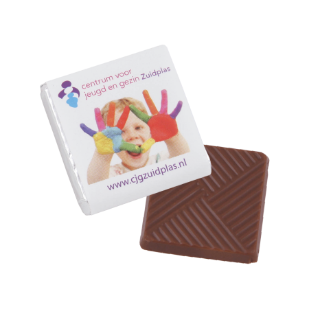 Custom Printed Piece of Milk or Dark Chocolate - Irby