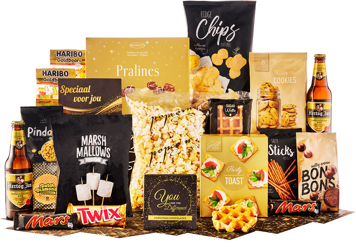 Privilege" gourmet basket with 21 delicacies