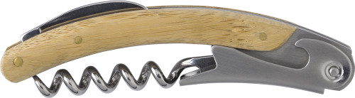 Couteau de sommelier en bambou et acier inoxydable - Kemble