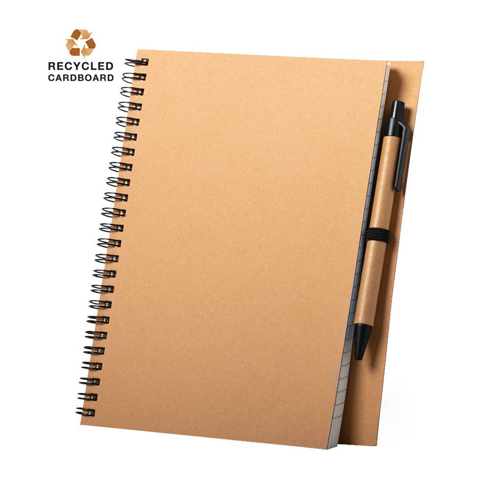 Eco-Friendly Notebook and Ball Pen Set - Rugby