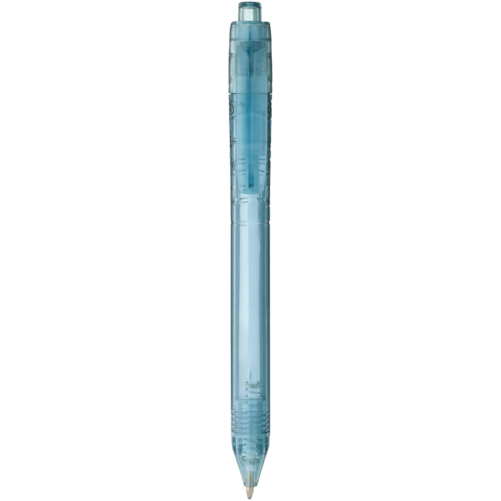 This is a ballpoint pen made from recycled PET, a type of plastic, in Vancouver. - Erith
