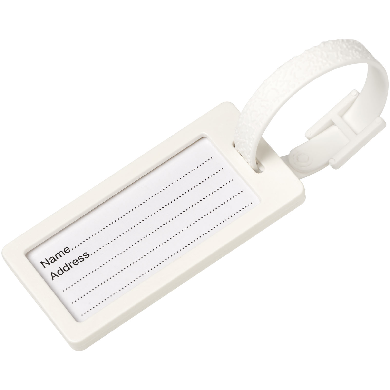 Reused glass name tag for luggage from River - Newmarket