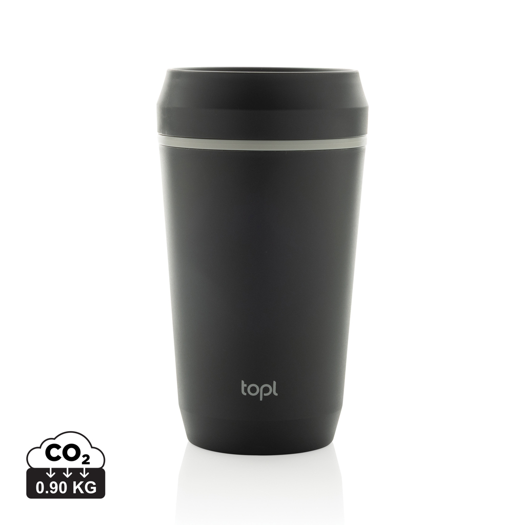 Topl Recycled Plastic To Go Cup Patented 360 Lid 354ml
