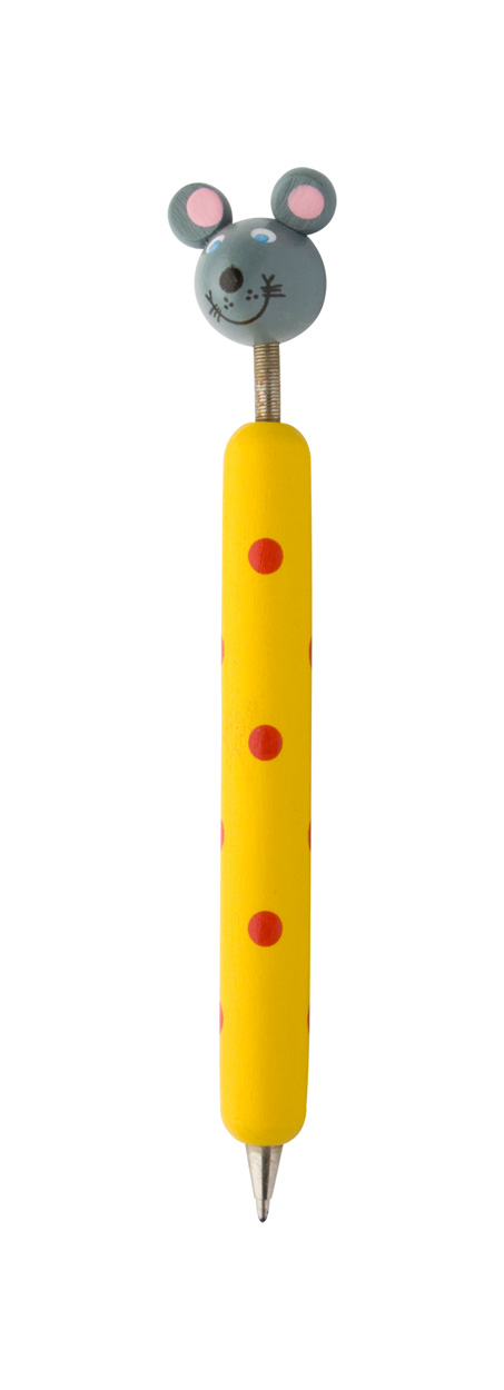 Animalia Wood Twist Pen - Walkerburn bedrukken met logo