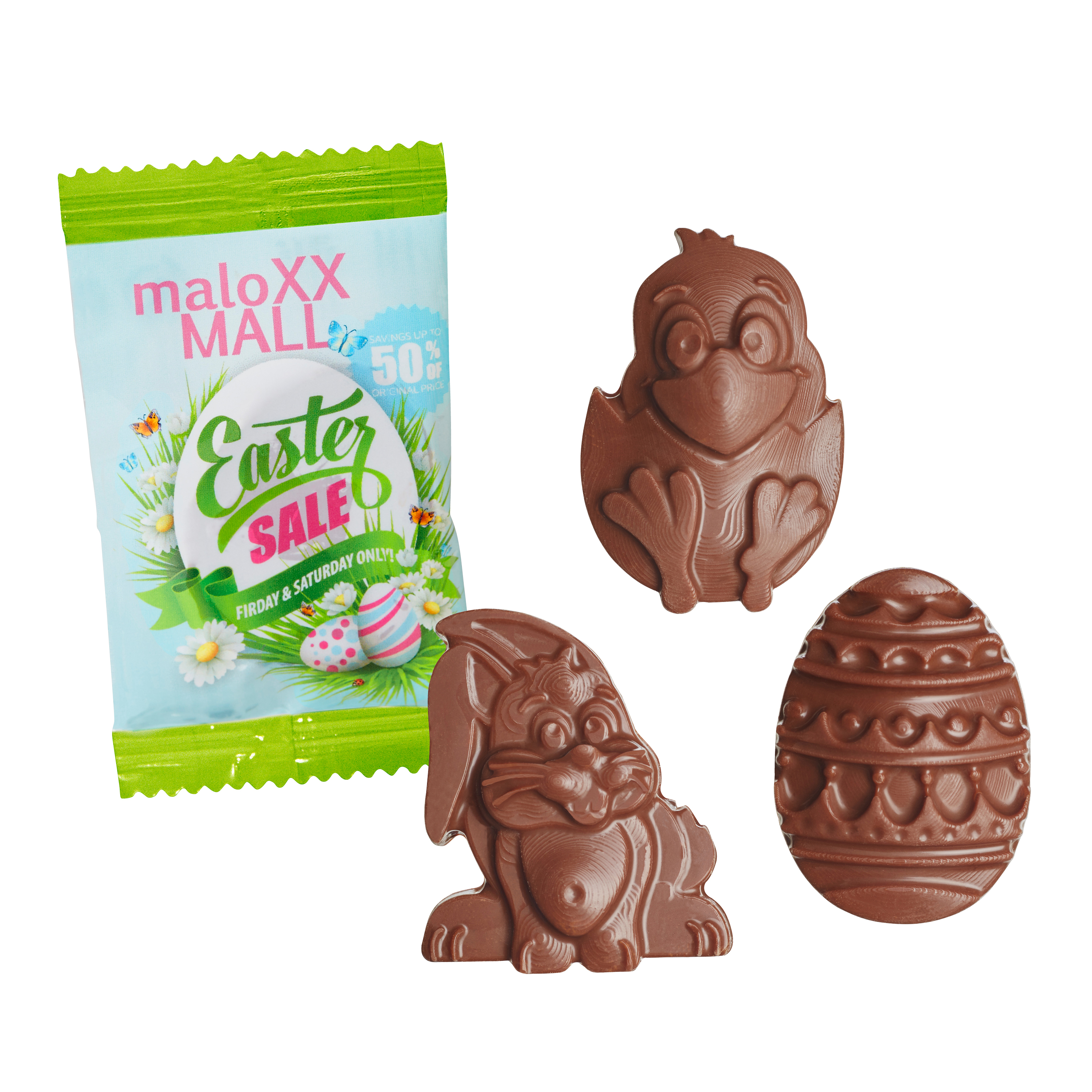Easter Delight Chocolate Mix - Chalford printed with logo