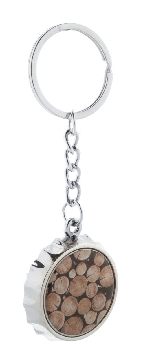 Bottle Cap Opener Keyring - Leeds