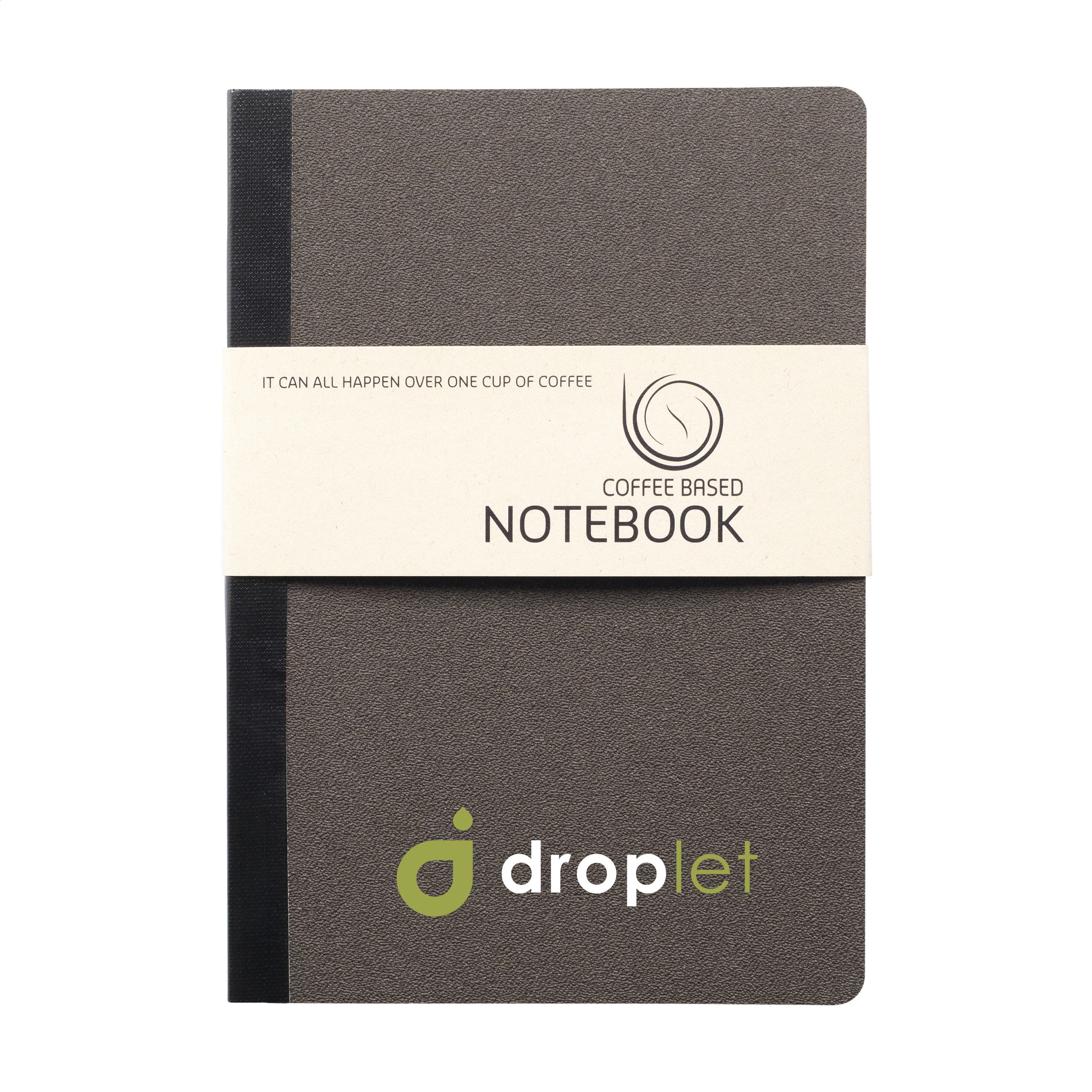 A5 size notebook with a Coffee Grounds theme - Gateacre
