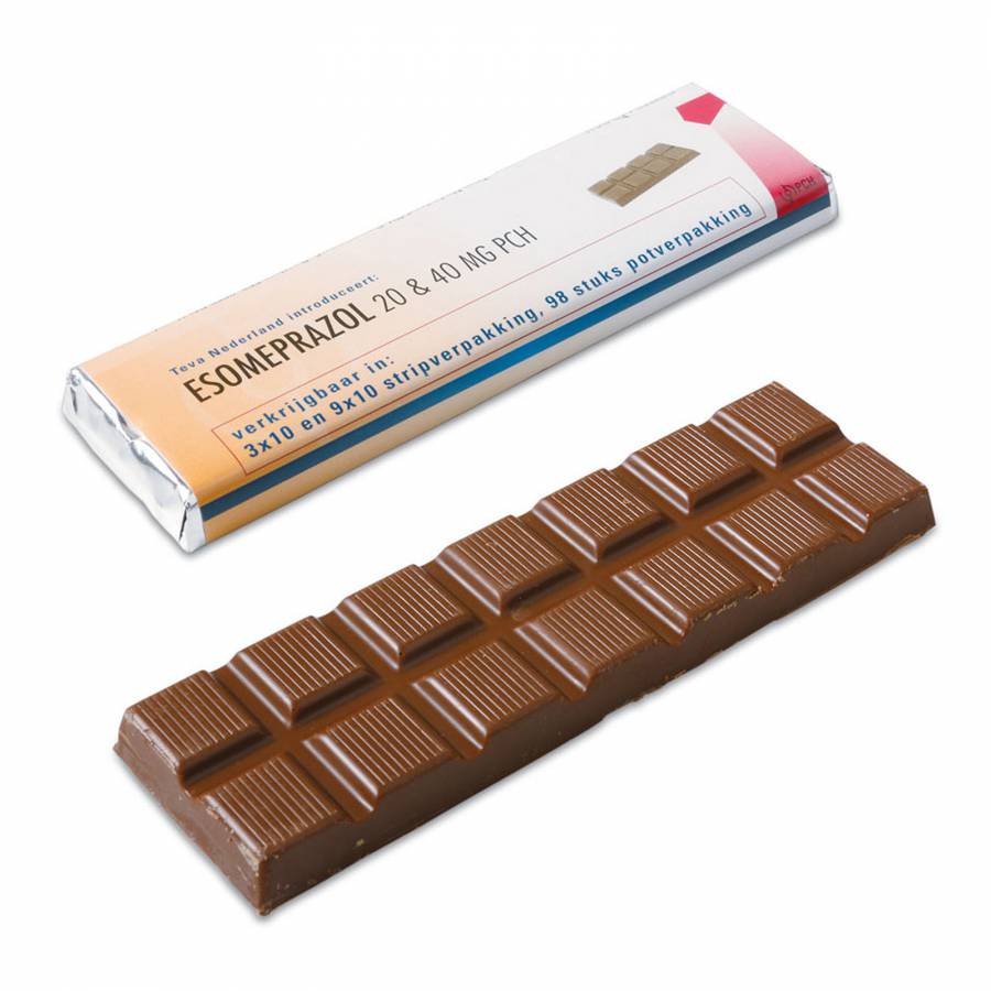 Personalisierbare Schokoladentafel - Vollmilch- oder Zartbitterschokolade.