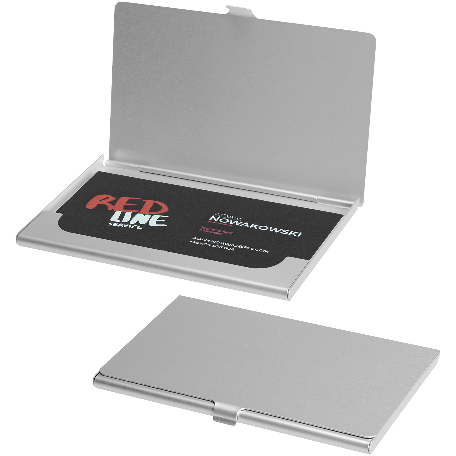 Aluminum Business Card Holder - Hinckley