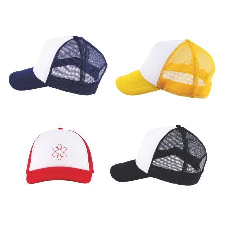 5 Panel Truckers Cap with Plastic Strap - Adlington