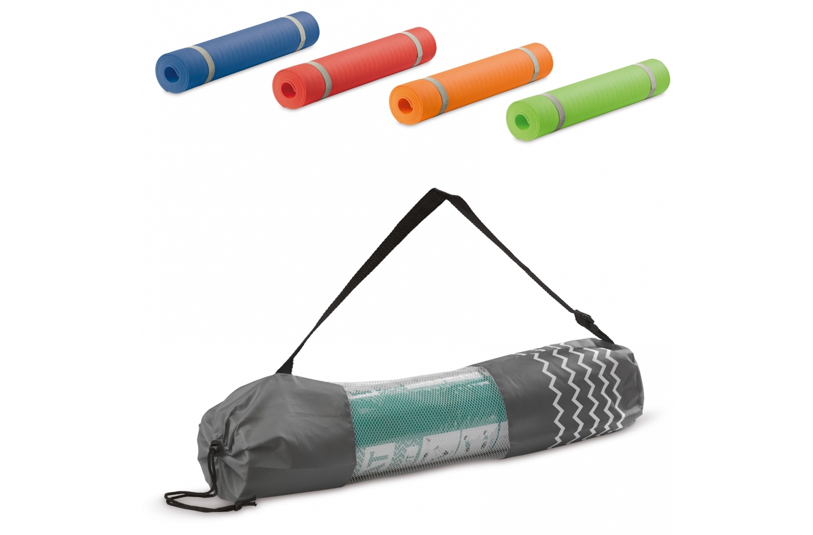 4mm Thick Fitness Mat with Carrying Bag - Deal