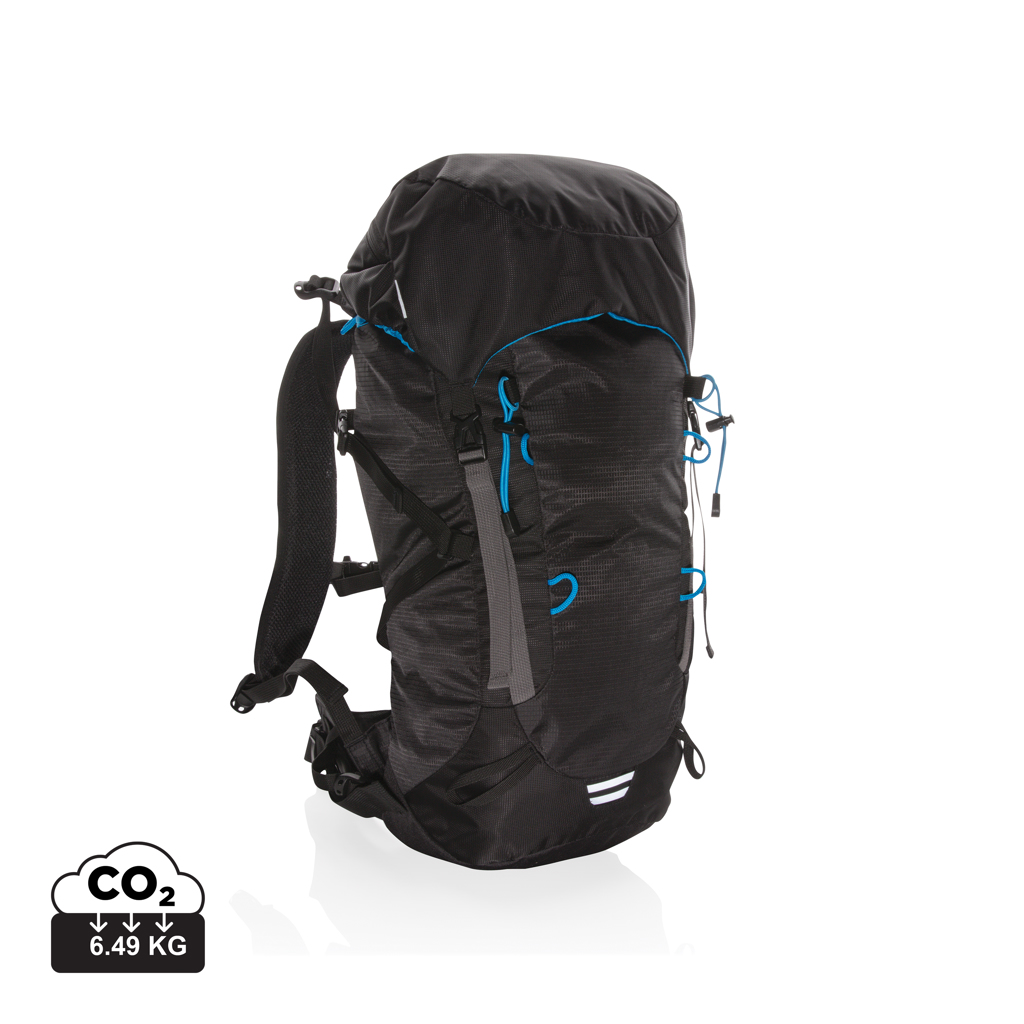 Sporty Rugged Hiking Backpack - Grays