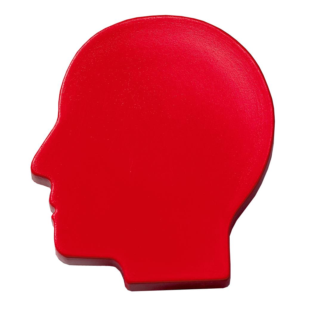 Personalisierter Magnet in Form eines Kopfes - Flo