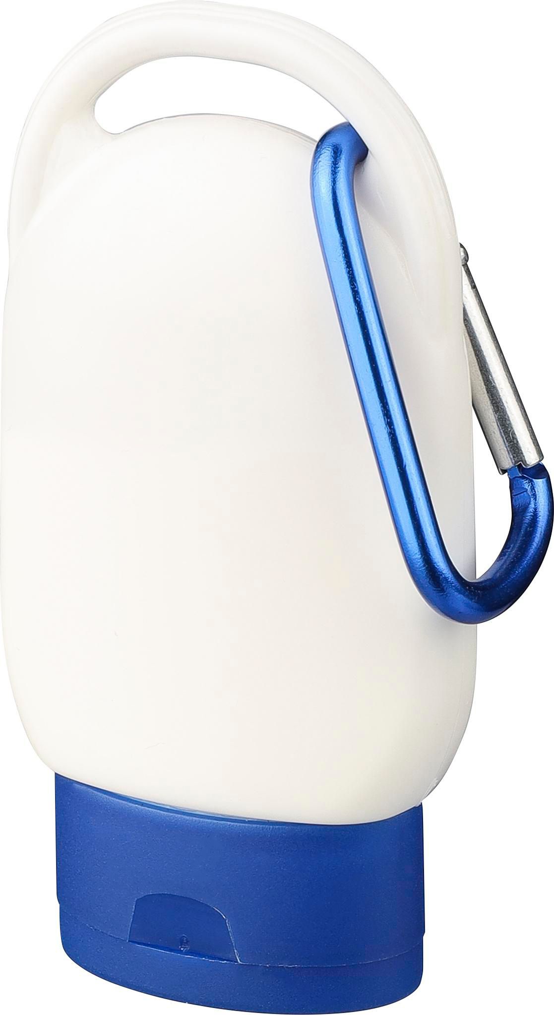 Sonnencreme mit Karabiner - Dingelstädt bedrucken mit Logo