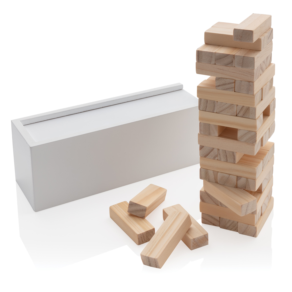 Wooden Tumbling Tower Game - Braemar