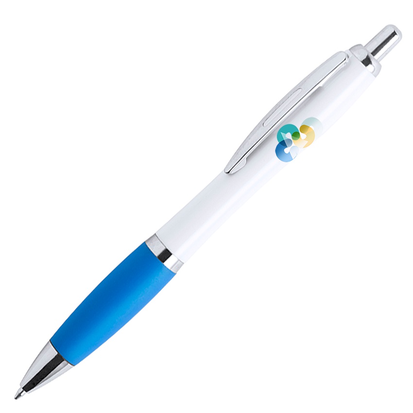 A bi-color design ballpoint pen with blue ink - Lochinver