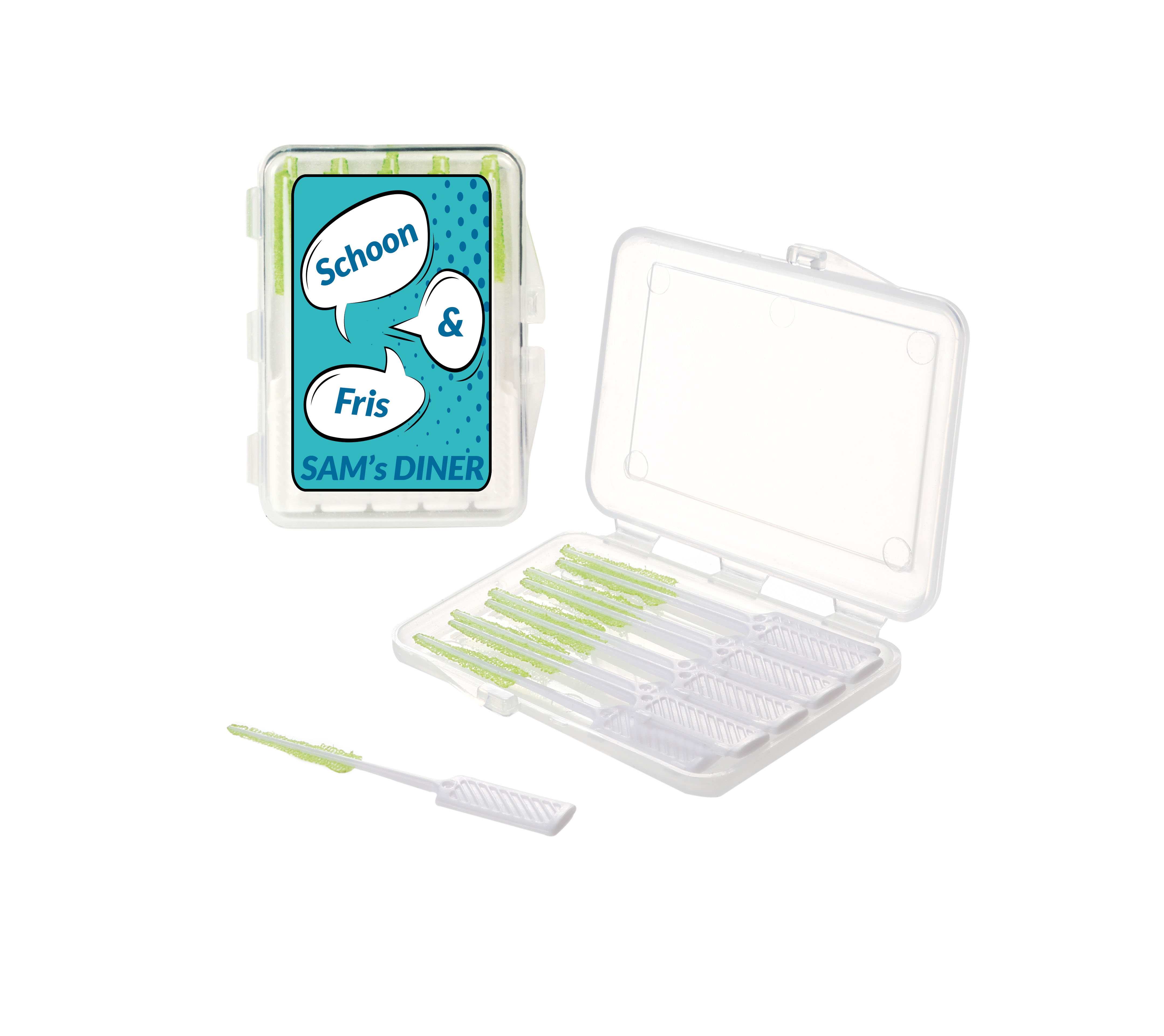 Box of Transparent Fiber Picks - Long Sutton