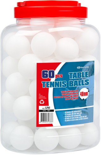 ABS Table Tennis Balls 40mm - Ripon
