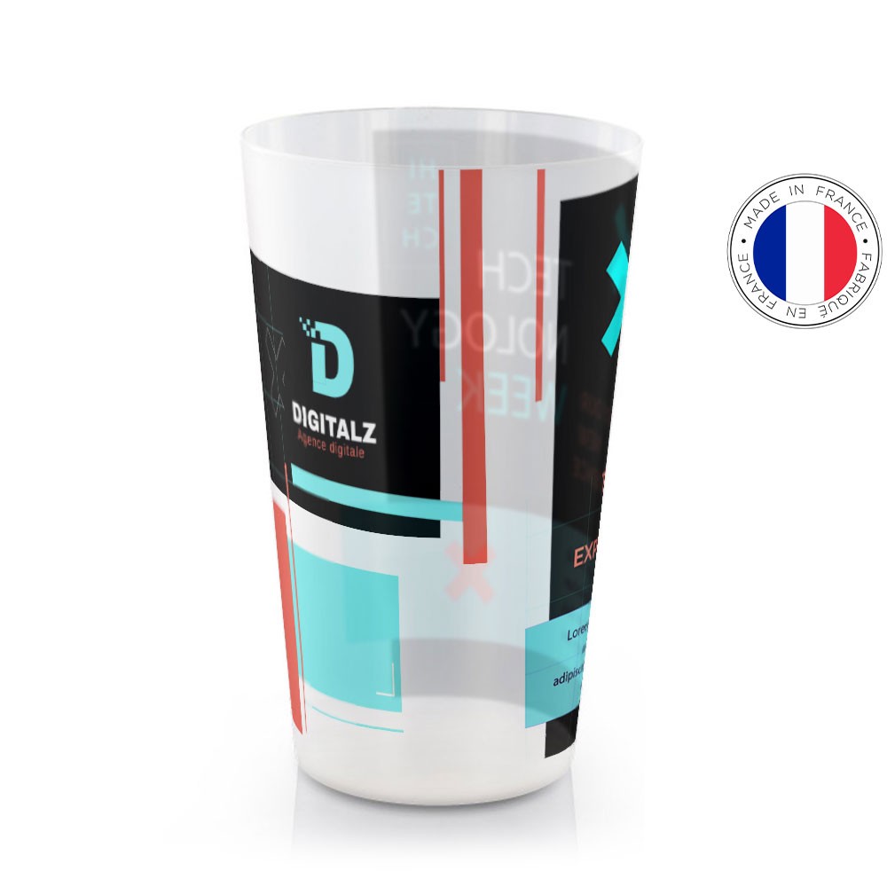 Customized reusable plastic cup 600ml - San Diego