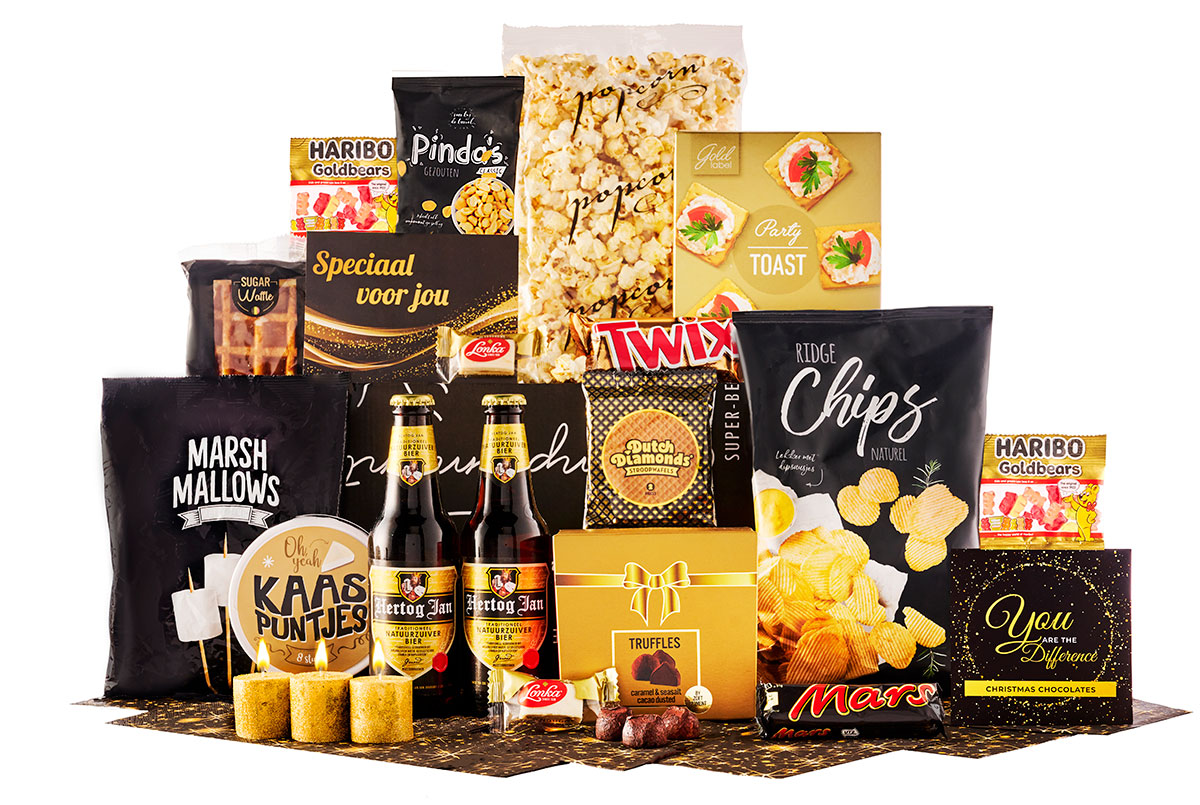 Gourmet box "Surprise" with 24 delicacies