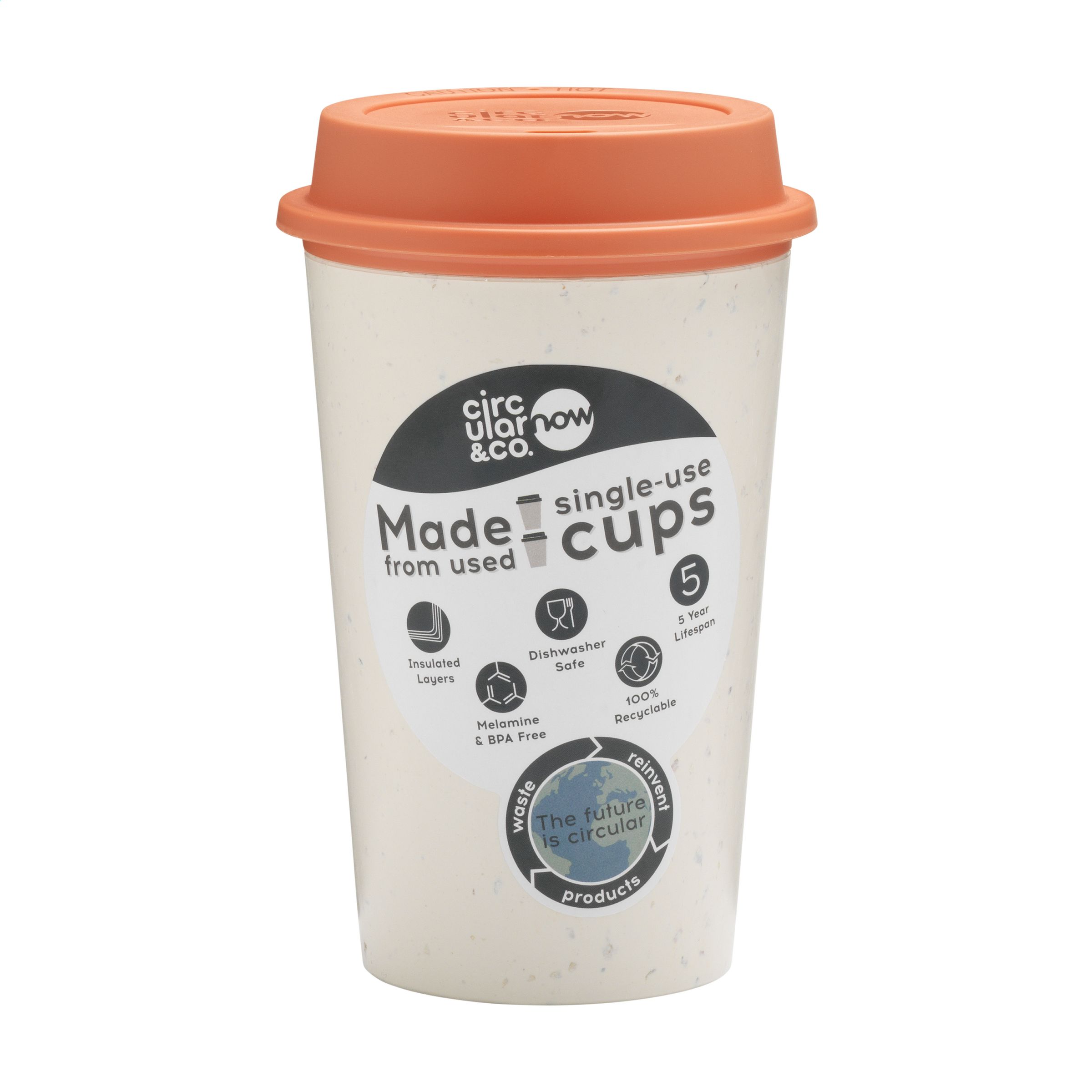 Circular&Co Double-Layered Reusable Coffee Cup 340ml - Earl Shilton