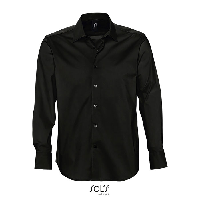 Long Sleeve Stretch Men's Shirt - Denton