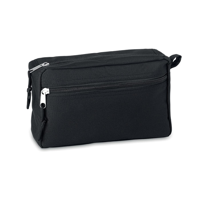 Double Zipper 600D RPET Cosmetic Bag - Orkney