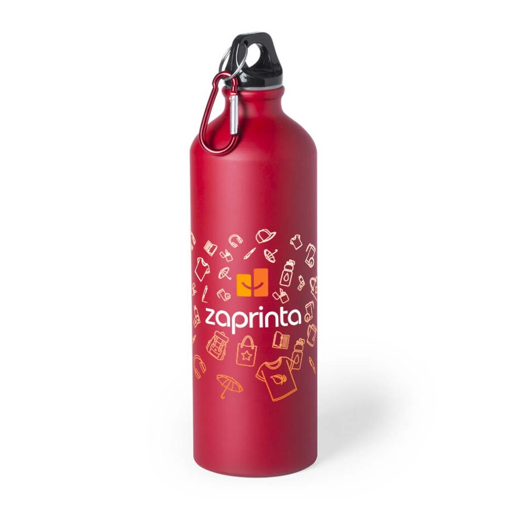 Wasserflasche mit Aluminium-Finish - Homberg 